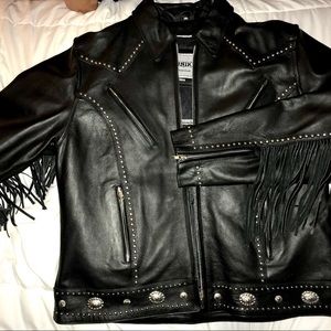 100% Genuine Leather Motorcycle Jacket